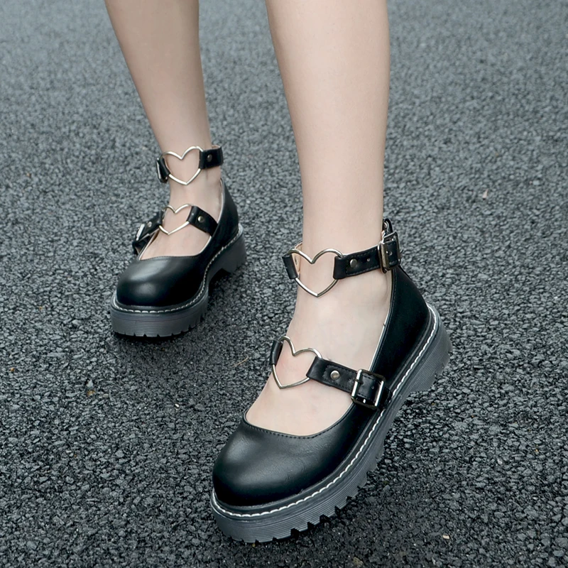 dropshipping Student College Girl LOLITA Shoes Cosplay JK Uniform Women Flats Mary Jane Heart-shaped Platform Shoes
dropshipping Student College Girl LOLITA Shoes Cosplay JK Uniform Women Flats Mary Jane Heart-shaped Platform Shoes