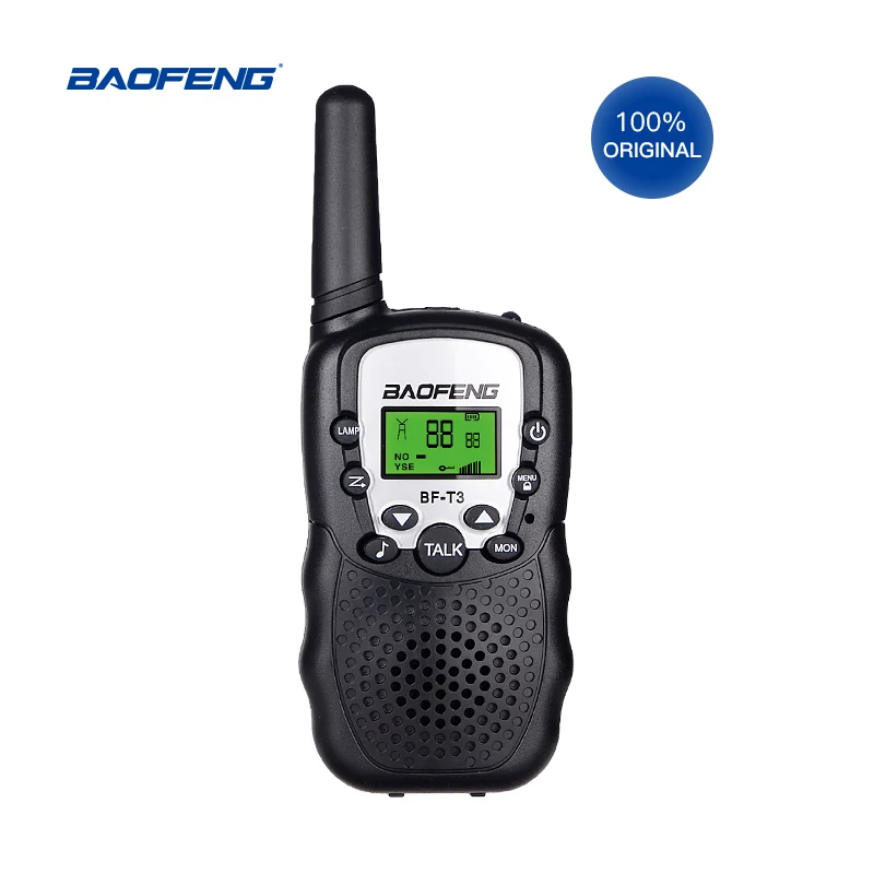 Baofeng BF-T3 Mini Portable Walkie Talkie Outdoor Kids Interphones 0.5W 8/22CH Handheld PMR/FRS/GMR Radio Transceiver
Baofeng BF-T3 Mini Portable Walkie Talkie Outdoor Kids Interphones 0.5W 8/22CH Handheld PMR/FRS/GMR Radio Transceiver