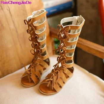 HaoChengJiaDe Girls Sandals Summer 2017 New Children's High Roman Shoes Baby Princess Peep-toe Beach Shoes Kid For Girls 062
HaoChengJiaDe Girls Sandals Summer 2017 New Children's High Roman Shoes Baby Princess Peep-toe Beach Shoes Kid For Girls 062