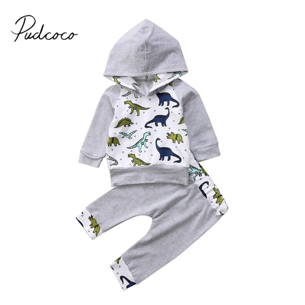 2017 Brand New Toddler Infant Newborn Baby Girl Boy Dinosaur Hoodie Tops Pant 2PCs Set Spring Fall Casual Outfit Cotton Clothes
2017 Brand New Toddler Infant Newborn Baby Girl Boy Dinosaur Hoodie Tops Pant 2PCs Set Spring Fall Casual Outfit Cotton Clothes