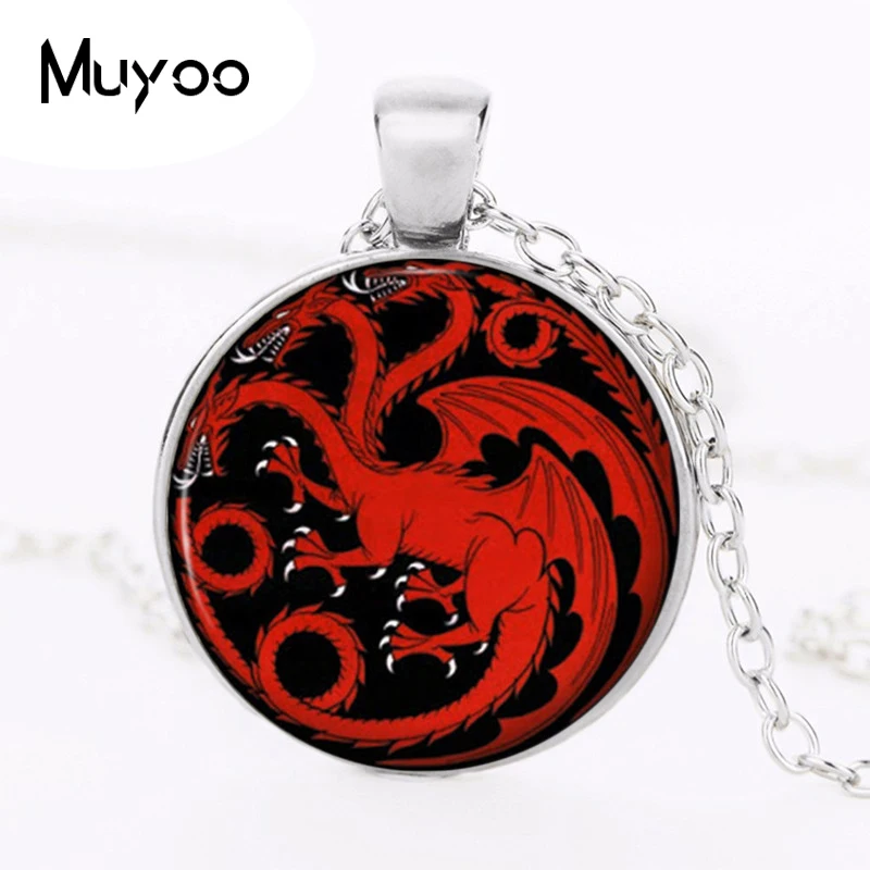 Game of Thrones Necklace Pendant House of Targaryen Emblem Khaleesi Dragons New Vintage Necklace Best Friend Gift HZ1
Game of Thrones Necklace Pendant House of Targaryen Emblem Khaleesi Dragons New Vintage Necklace Best Friend Gift HZ1