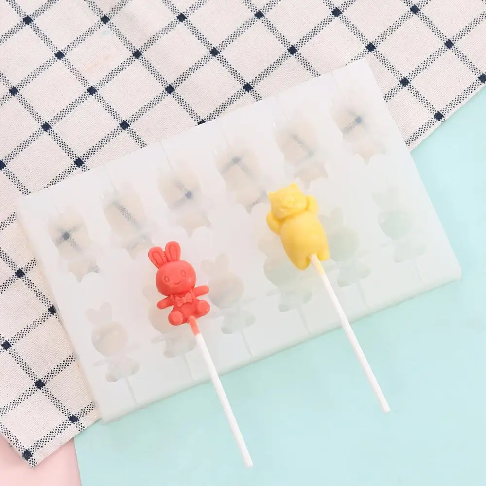 Cartoon Animals Silicone Lollipop Mold Chocolate Candy Cookie Biscuit Mold Soap Pudding Jelly Ice Mould Cake Decorating Tools
Cartoon Animals Silicone Lollipop Mold Chocolate Candy Cookie Biscuit Mold Soap Pudding Jelly Ice Mould Cake Decorating Tools
