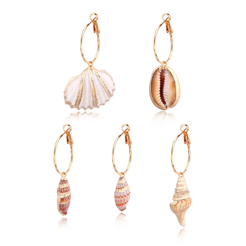 1Pair Elegant Unique Gold Color Ocean Shell Drop Earrings For Women Natural Sea Conch Pendant Circle Earrings Jewelry E292
1Pair Elegant Unique Gold Color Ocean Shell Drop Earrings For Women Natural Sea Conch Pendant Circle Earrings Jewelry E292