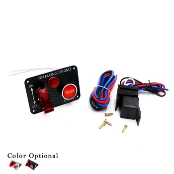 Racing Switch MP-3011 Carbon fiber Ignition Toggle Switch Engine Start Push Starter Button Panel Kit Racing TT100512-01
Racing Switch MP-3011 Carbon fiber Ignition Toggle Switch Engine Start Push Starter Button Panel Kit Racing TT100512-01
