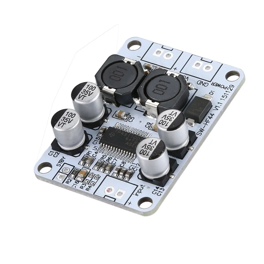 Ultra-Small Digital Power Amplifier Board Tpa3110 Pbtl Mono Digital Power Amplifier Board 30W Hf44
Ultra-Small Digital Power Amplifier Board Tpa3110 Pbtl Mono Digital Power Amplifier Board 30W Hf44