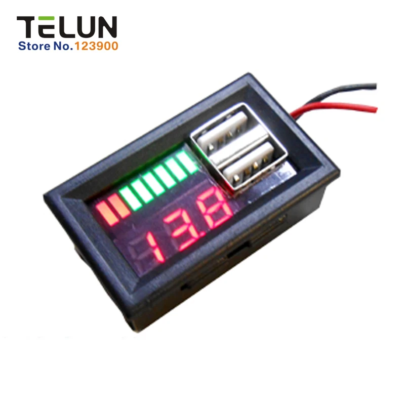 1pcs 2S 3S 4S lithium battery lead acid battery quantity of electricity display Solar with USB output charging
1pcs 2S 3S 4S lithium battery lead acid battery quantity of electricity display Solar with USB output charging