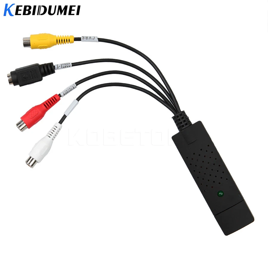 kebidumei hot sale for Easy to cap USB2.0 Audio Video Capture Card Adapter VHS To DVD Video Capture Converter For Win7/8/XP
kebidumei hot sale for Easy to cap USB2.0 Audio Video Capture Card Adapter VHS To DVD Video Capture Converter For Win7/8/XP