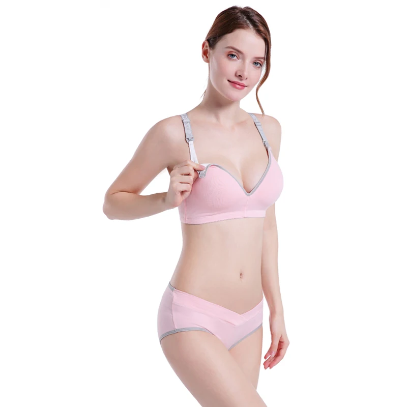 Cotton Nursing Bras Set(Brassieres+Panties) Maternity Clothes For Pregnant Women Breastfeeding Bra Underwear Allaitement
Cotton Nursing Bras Set(Brassieres+Panties) Maternity Clothes For Pregnant Women Breastfeeding Bra Underwear Allaitement