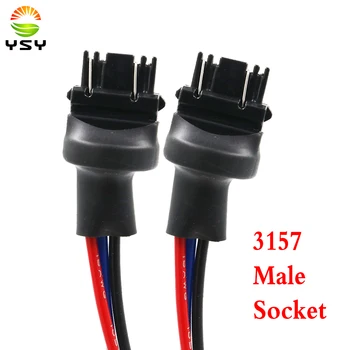 YSY 100Pcs Car T25 P21W 3157 3156 Lamp Bulb Male Jack Plug Connector With Wire led auto 3157 Male Socket Adapter
YSY 100Pcs Car T25 P21W 3157 3156 Lamp Bulb Male Jack Plug Connector With Wire led auto 3157 Male Socket Adapter