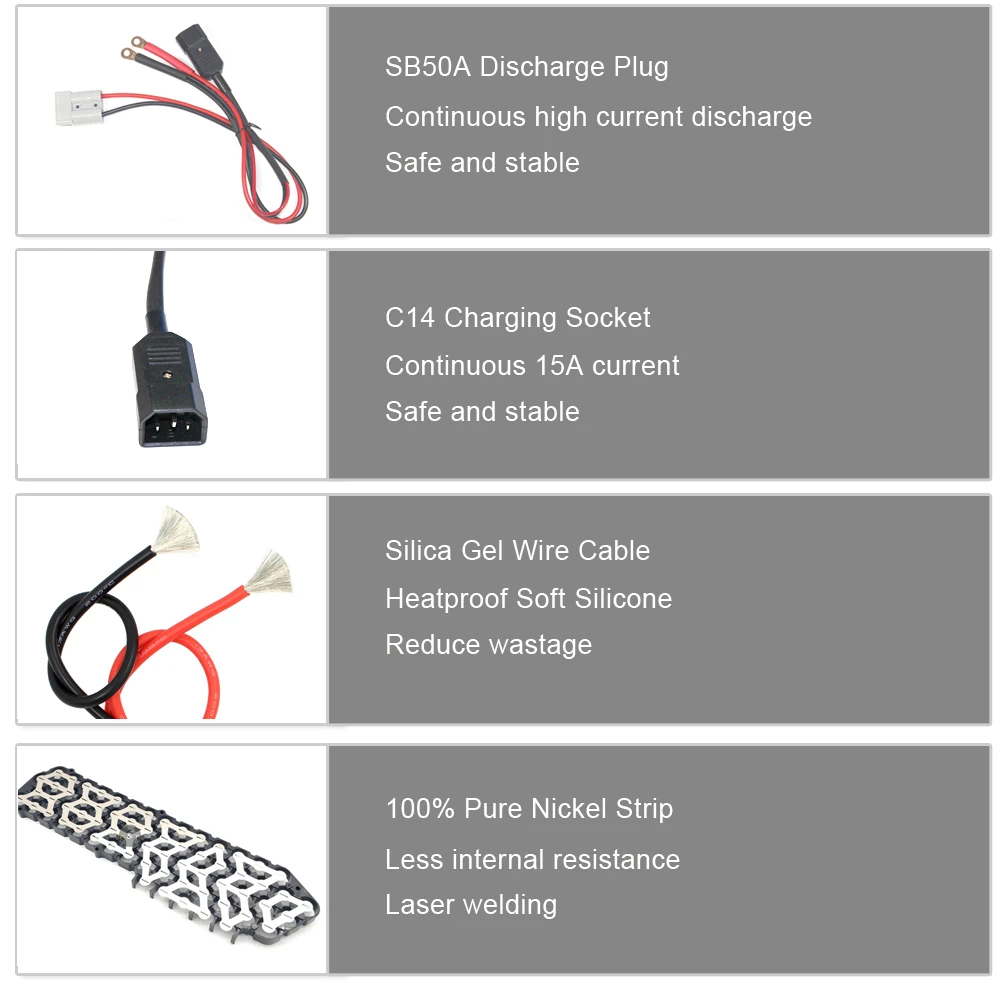 Top 12V 200AH Lithium ion Battery 12.6V 250AH 300AH Li ion IP68 Waterproof With BMS Charger For inverter storage Solar Golf Car 5