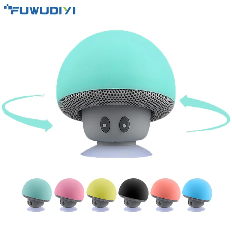 FUWUDIYI Mini Mushroom Bluetooth Speaker Wireless Speaker MP3 Player with Mic Stereo Portable Bluetooth 4.0 For Mobile Phone
FUWUDIYI Mini Mushroom Bluetooth Speaker Wireless Speaker MP3 Player with Mic Stereo Portable Bluetooth 4.0 For Mobile Phone