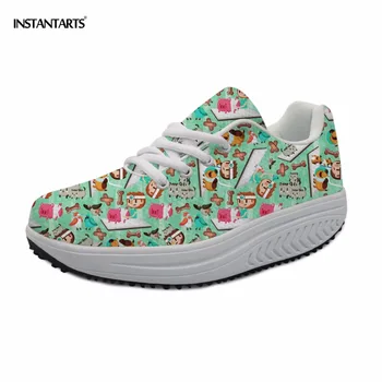 INSTANTARTS Outdoor Ladies Sports Shoes For Women Busy Vet Printing Sneakers Trainers Lose Weight Wedge Fitness Slimming Shoes
INSTANTARTS Outdoor Ladies Sports Shoes For Women Busy Vet Printing Sneakers Trainers Lose Weight Wedge Fitness Slimming Shoes