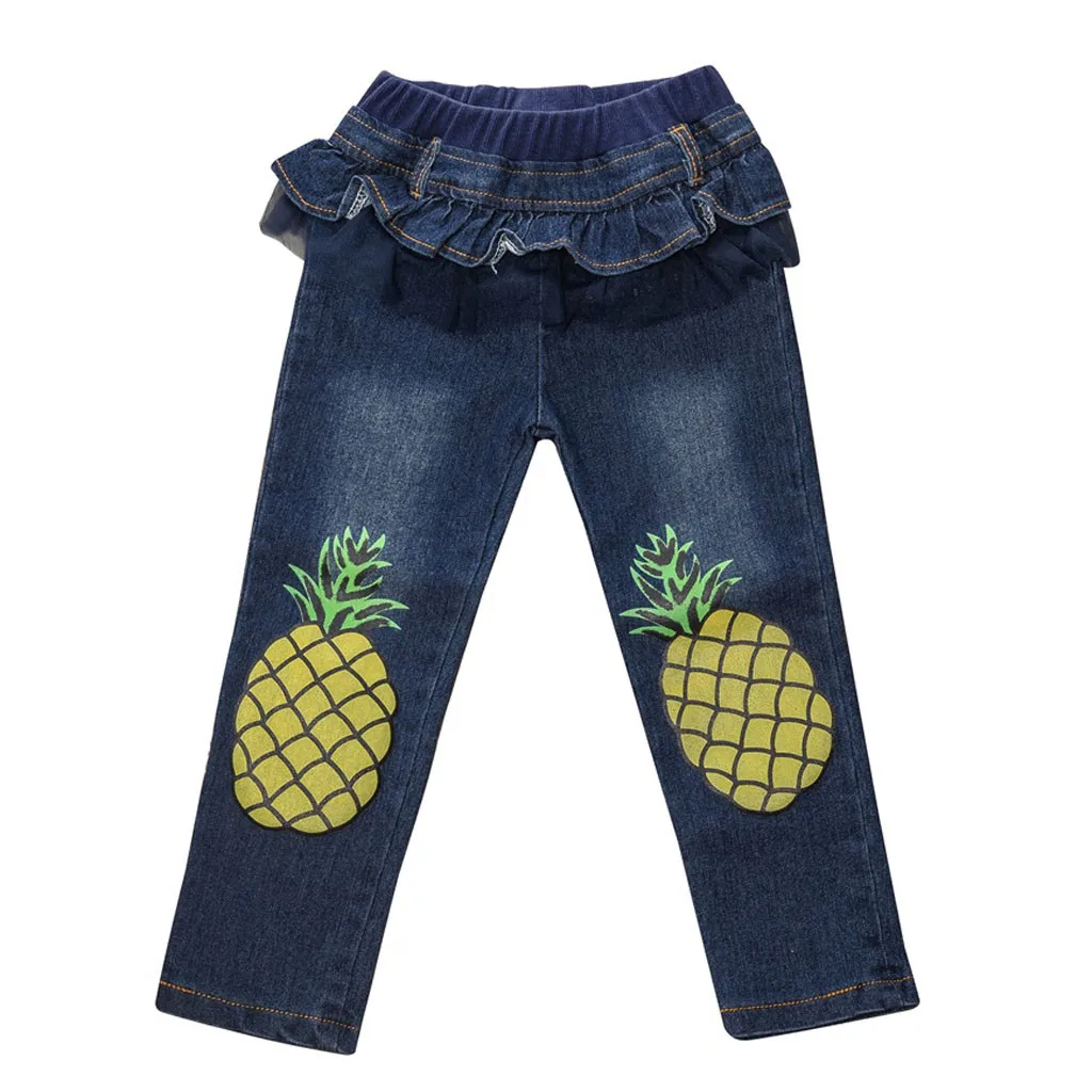 LONSANT baby girl Jeans Children Ruffled long Pants sweet Toddler Kids Pineapple Print Denim Pants fashion Baby Girls Jeans
LONSANT baby girl Jeans Children Ruffled long Pants sweet Toddler Kids Pineapple Print Denim Pants fashion Baby Girls Jeans