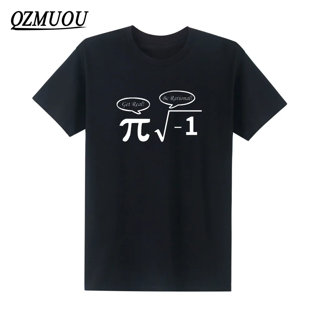New Fashion Be Rational Get Real T Shirts Men NERD GEEK PI Funny Math Tshirts T-shirts O Neck Cotton Tops Tees Size XS-XXL
New Fashion Be Rational Get Real T Shirts Men NERD GEEK PI Funny Math Tshirts T-shirts O Neck Cotton Tops Tees Size XS-XXL