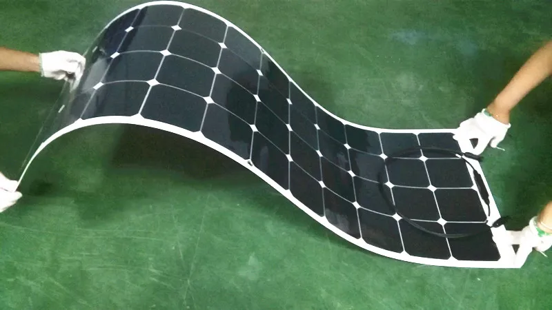 Практичная солнечная панель 12 В 100 Вт мягкая гибкая монокристаллический