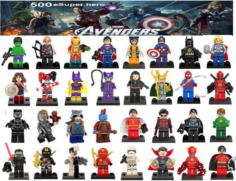 Avengers super hero kids corner production blocks Batman Logan Thor superman Deadpool Building Blocks Sets Kids toy Bricks gifts
Avengers super hero kids corner production blocks Batman Logan Thor superman Deadpool Building Blocks Sets Kids toy Bricks gifts