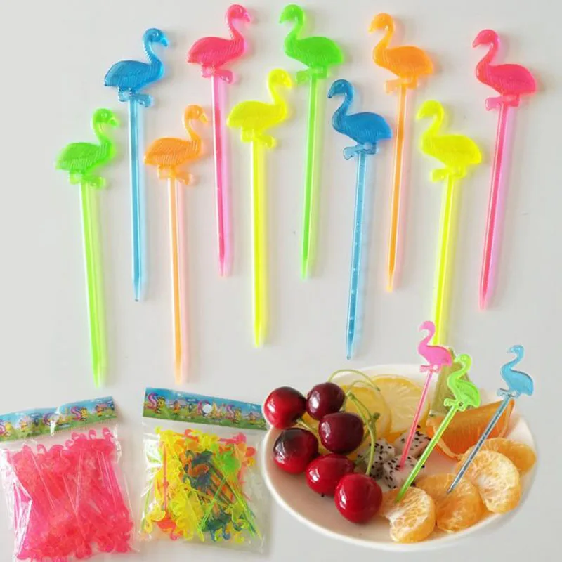 50 Pcs/set Cute Flamingo Cupcake Fruit Forks Cake Dessert Salad Sticks Food Picks Cocktail Toothpick Skewer Party Supplies
50 Pcs/set Cute Flamingo Cupcake Fruit Forks Cake Dessert Salad Sticks Food Picks Cocktail Toothpick Skewer Party Supplies