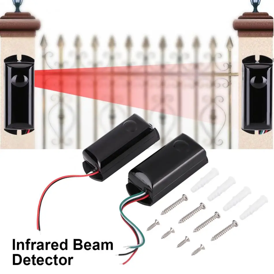 Infrared/IR Sensor Alarm Single Beam Detector Sensor for Perimeter Protection Door Window Security System
Infrared/IR Sensor Alarm Single Beam Detector Sensor for Perimeter Protection Door Window Security System