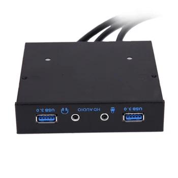 3.5" 20Pin to 2 USB 3.0 Port HUB + HD Audio PC Floppy Expansion Front Panel Rack 5Gbps adapter for Computer PC With Audio Cable
3.5" 20Pin to 2 USB 3.0 Port HUB + HD Audio PC Floppy Expansion Front Panel Rack 5Gbps adapter for Computer PC With Audio Cable