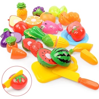 Plastic Educational Kids Kitchen Toys Pretend Play Fruits and Vegetables Cutting Girls Toys for Children Gifts
Plastic Educational Kids Kitchen Toys Pretend Play Fruits and Vegetables Cutting Girls Toys for Children Gifts