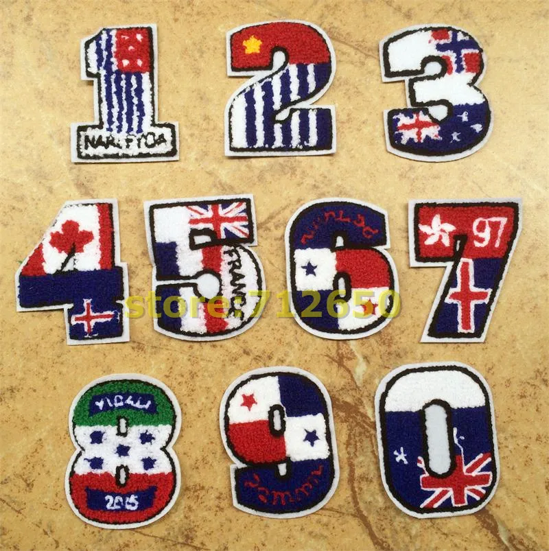 Towel fabric patch sew on motif 10 pcs Arab Number 0-9 flag Motif Cartoon Applique hat bag clothing shoe diy free shipping
Towel fabric patch sew on motif 10 pcs Arab Number 0-9 flag Motif Cartoon Applique hat bag clothing shoe diy free shipping