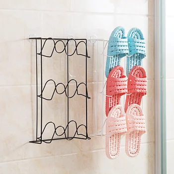 Home iron wall-mounted shoe rack home multi-layer storage bathroom slippers storage rack
Home iron wall-mounted shoe rack home multi-layer storage bathroom slippers storage rack