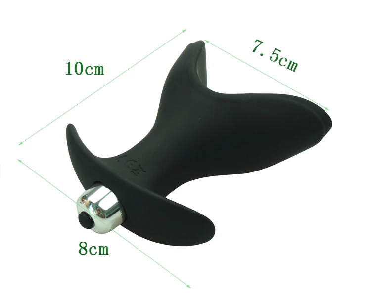 V port Function Anal Plug Vibrators Opening Butt Plug Silicone Anal Vibrator Sex Toys For Woman Men Gay Adult G-spot Stimulator