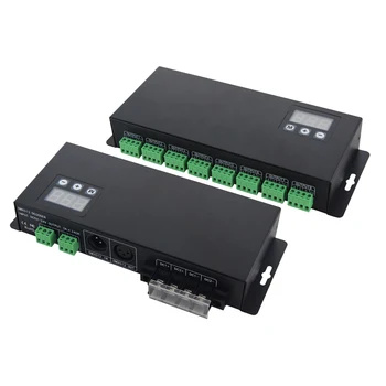 DMX512/1990 Signal Decoder Driver 24 Ways Channle 3A*24CH DMX512 LED RGB Decoder Controller DC12V/860W BC-824 DC5V-24V
DMX512/1990 Signal Decoder Driver 24 Ways Channle 3A*24CH DMX512 LED RGB Decoder Controller DC12V/860W BC-824 DC5V-24V