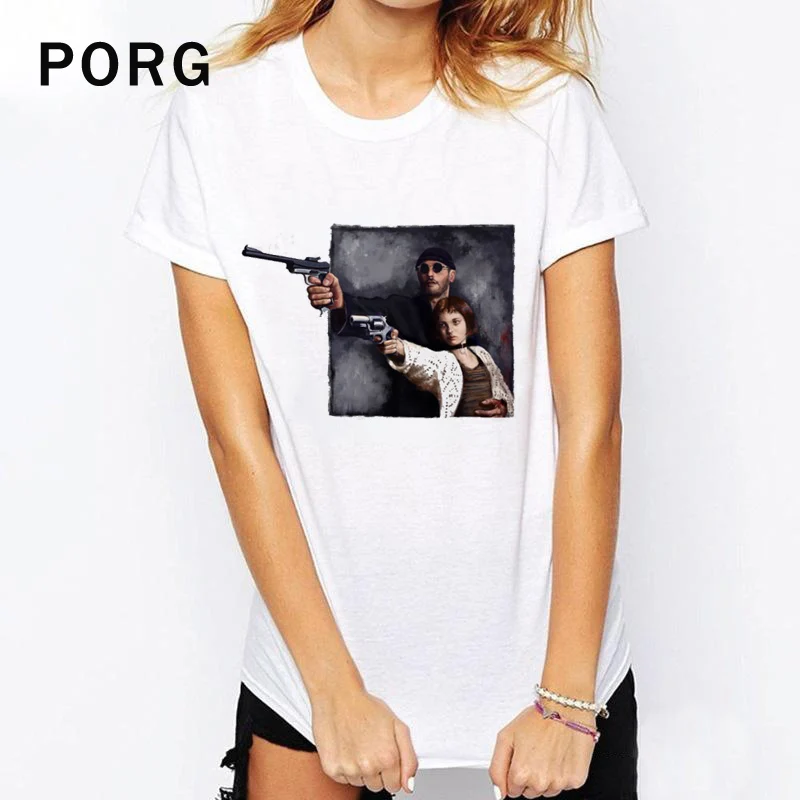PORG Leon Professional tshirt Matilda Modis Shein Print T Shirt Harajuku New t shirt Women Summer Camisetas Verano Mujer 2019
PORG Leon Professional tshirt Matilda Modis Shein Print T Shirt Harajuku New t shirt Women Summer Camisetas Verano Mujer 2019