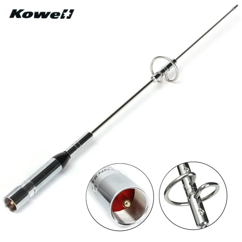 KOWELL Dual Band UHF/VHF 144/430MHz 150W Amateur Car Radio Mobile / Station AntennaSignal Booster Amplifier Aerials Whip Mast
KOWELL Dual Band UHF/VHF 144/430MHz 150W Amateur Car Radio Mobile / Station AntennaSignal Booster Amplifier Aerials Whip Mast