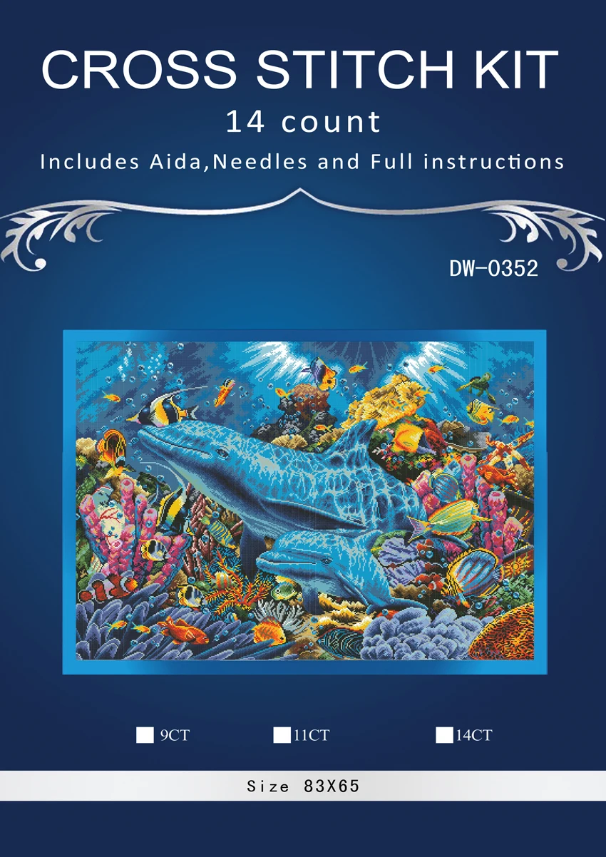 Top Quality lovely cross stitch kit dolphins of the ocean sea dolphin submarine world
Top Quality lovely cross stitch kit dolphins of the ocean sea dolphin submarine world
