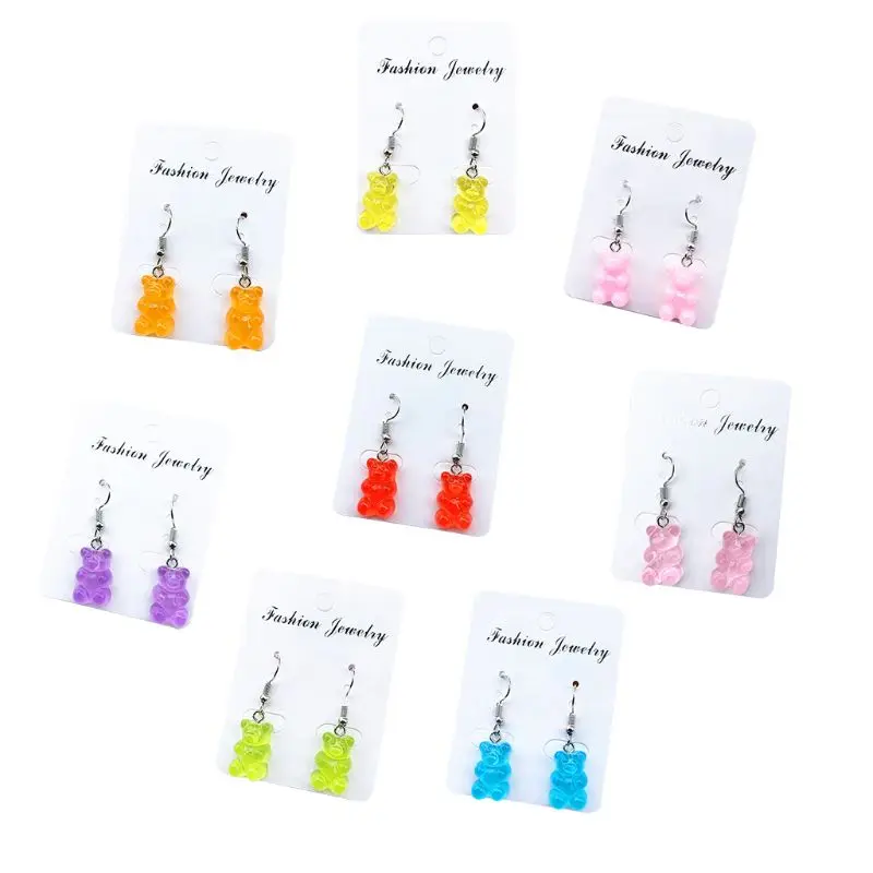 Lady Earrings Female Ear Hooks Danglers Jewelry Gift Creative Cute Mini Gummy Bear Earrings Minimalism Cartoon Design
Lady Earrings Female Ear Hooks Danglers Jewelry Gift Creative Cute Mini Gummy Bear Earrings Minimalism Cartoon Design