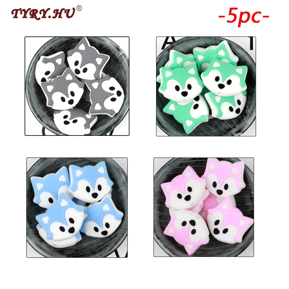 TYRY.HU 5pc/lot Fox Silicone Beads Baby Chewable Cute Teething Necklace Beads DIY Jewelry Baby Gift Toy Accessories BPA Free
TYRY.HU 5pc/lot Fox Silicone Beads Baby Chewable Cute Teething Necklace Beads DIY Jewelry Baby Gift Toy Accessories BPA Free