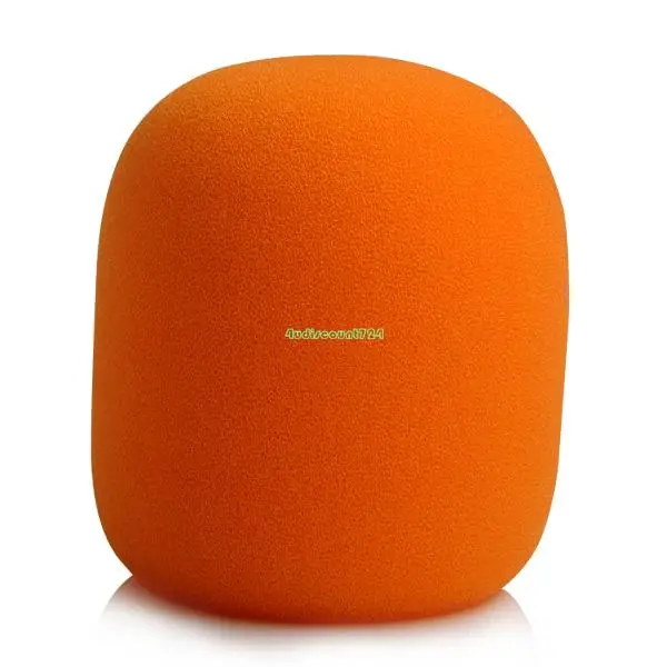 Image orange yellow microphone foam cover protective windscreen grill audio shield EN9994