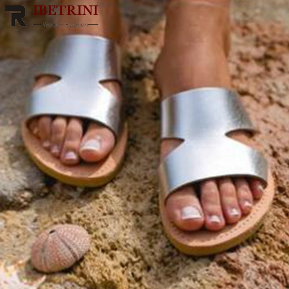 RIBETRINI New Fashion Hot Sale Flats Slippers Woman Summer Flat Heels Slippers Women Shoes Woman Plus Size 34-48
RIBETRINI New Fashion Hot Sale Flats Slippers Woman Summer Flat Heels Slippers Women Shoes Woman Plus Size 34-48