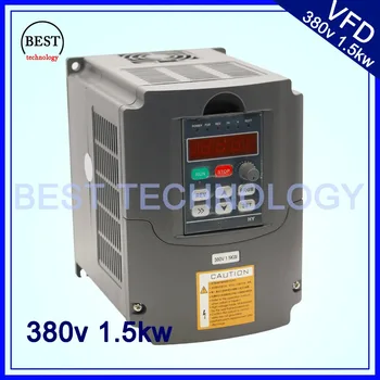 380v 1.5kw VFD Variable Frequency Drive VFD Inverter 3HP 380v Input 3HP for spindle motor speed control
380v 1.5kw VFD Variable Frequency Drive VFD Inverter 3HP 380v Input 3HP for spindle motor speed control