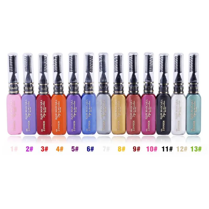 Fashion Beauty Women Hair Color 12 Colors Hair Dye Color Temporary Non-toxic DIY Hair Cream Party Dye Pen 2017
Fashion Beauty Women Hair Color 12 Colors Hair Dye Color Temporary Non-toxic DIY Hair Cream Party Dye Pen 2017