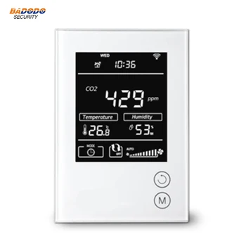 MCOHOME Technology CO2 Monitor MH9 Z-Wave enabled sensor Monitor CO2 concentration in air with high accuracy
MCOHOME Technology CO2 Monitor MH9 Z-Wave enabled sensor Monitor CO2 concentration in air with high accuracy