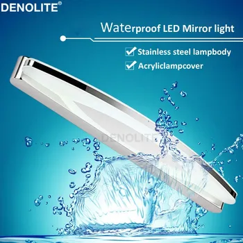 DENOLITE Super Bright 8/12/15/17/19W LED Mirror Front Light Anti-fog Moisture-proof Makeup Mirror Lamp For Bathroom
DENOLITE Super Bright 8/12/15/17/19W LED Mirror Front Light Anti-fog Moisture-proof Makeup Mirror Lamp For Bathroom