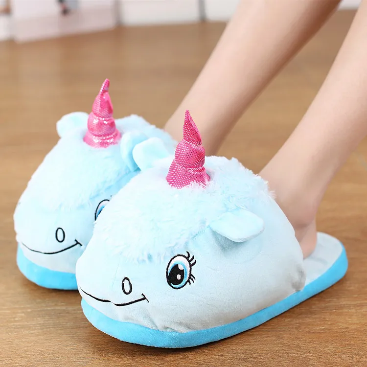 Unisex Great Warm Home Slippers Shoes Winter Indoor Slippers Plush Home Shoes Unicorn Slippers for Grown Ups Blue Pink Purple
Unisex Great Warm Home Slippers Shoes Winter Indoor Slippers Plush Home Shoes Unicorn Slippers for Grown Ups Blue Pink Purple