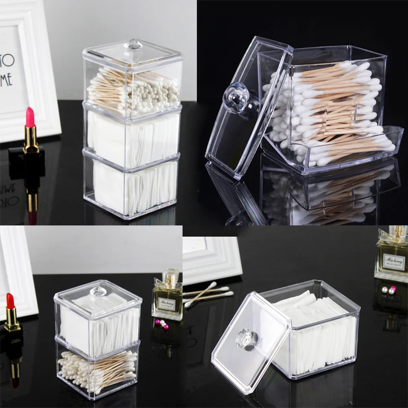 transparent Clear Acrylic Organizer Holder Cotton Swab box Makeup Pads storage box desktop Organizer Jewelry Case for Cosmetics
transparent Clear Acrylic Organizer Holder Cotton Swab box Makeup Pads storage box desktop Organizer Jewelry Case for Cosmetics