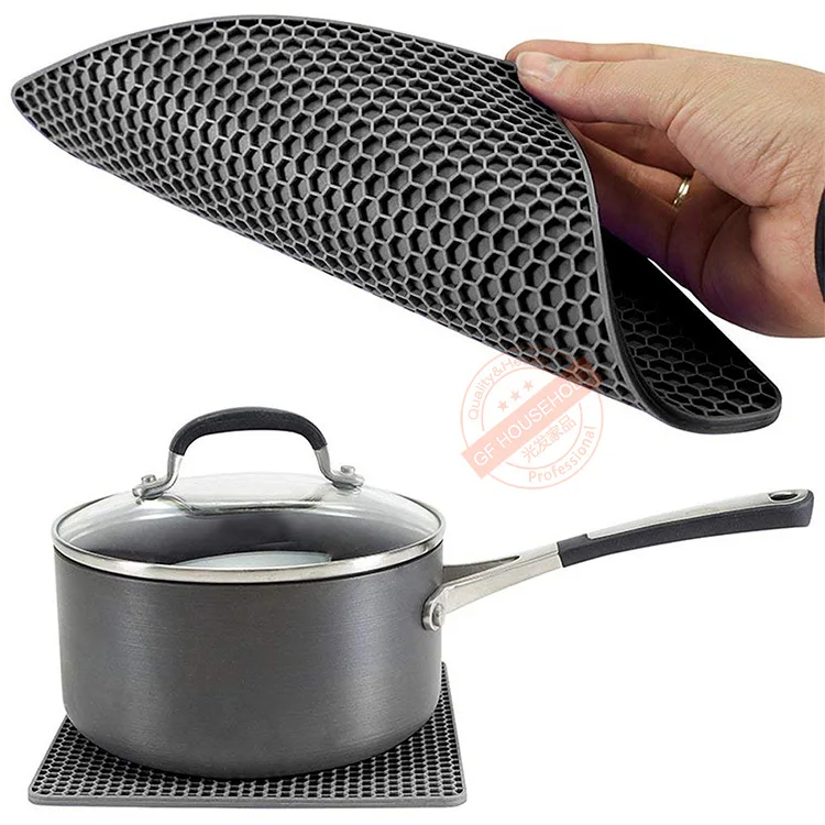 7.2“×7.2”Square Silicone Heat Resistant Trievt mat Jar Opener Flexible Insulation Heat Resistant Placemat
7.2“×7.2”Square Silicone Heat Resistant Trievt mat Jar Opener Flexible Insulation Heat Resistant Placemat