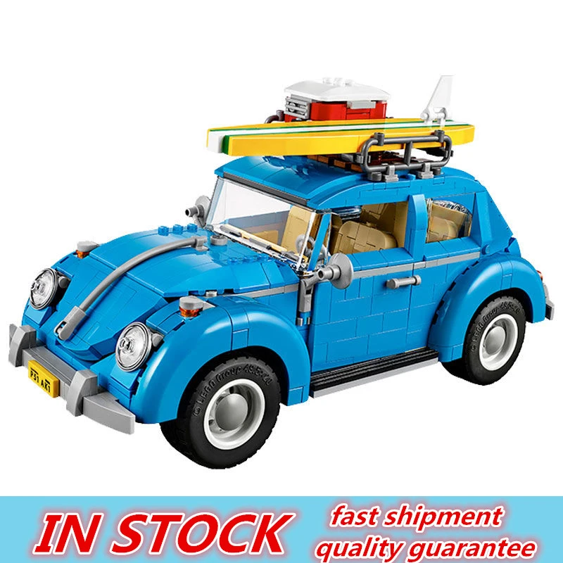 21003 1193Pcs Creator Series City Car Beetle model Building Blocks With Led Light 10252 Blue Technic children toy Christmas gift
21003 1193Pcs Creator Series City Car Beetle model Building Blocks With Led Light 10252 Blue Technic children toy Christmas gift