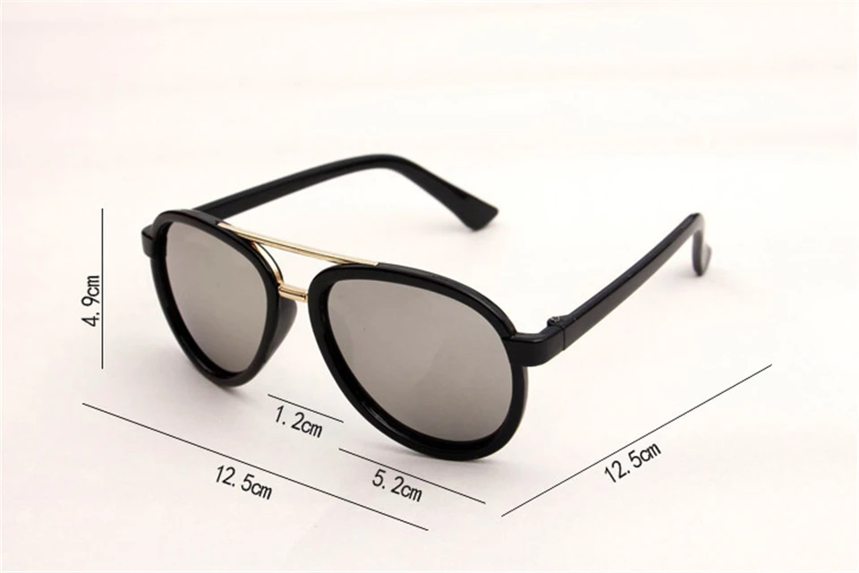 Vintage Pilot Boy Girls Kids Sunglasses Brand Designer Children Sun Glasses Oculos De Sol Gafas Lunette De Solei (4)