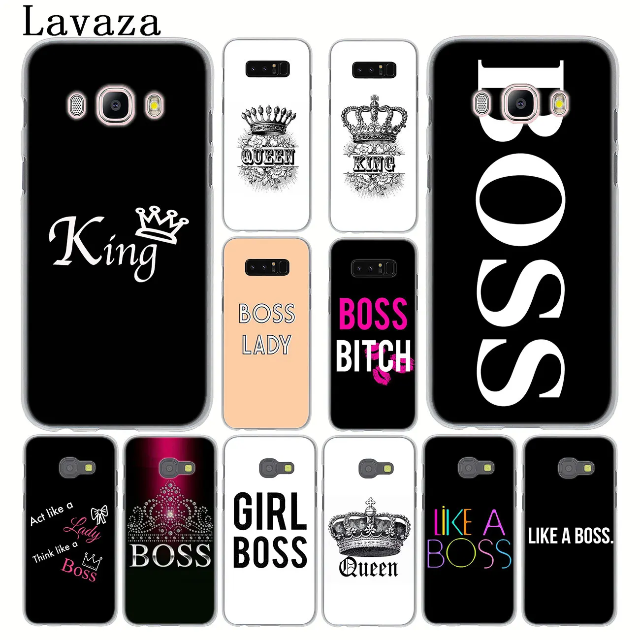 Lavaza boss King queen Hard Phone Case for Samsung Galaxy Note 10 9 8 A9 A8 A7 A6 Plus 2018 A3 A5 2017 2016 2015 Cover
Lavaza boss King queen Hard Phone Case for Samsung Galaxy Note 10 9 8 A9 A8 A7 A6 Plus 2018 A3 A5 2017 2016 2015 Cover