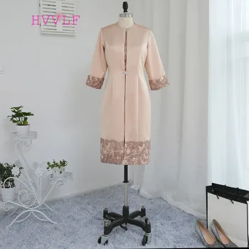 HVVLF Sheath Dresses For Wedding With Jacket