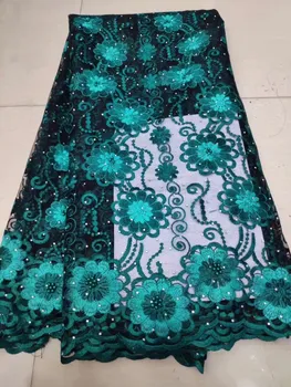 green African Lace Fabric 2019 Embroidered Nigerian Lace Fabric High Quality Cord lace French Tulle Lace Fabric Wedding FFL718
green African Lace Fabric 2019 Embroidered Nigerian Lace Fabric High Quality Cord lace French Tulle Lace Fabric Wedding FFL718