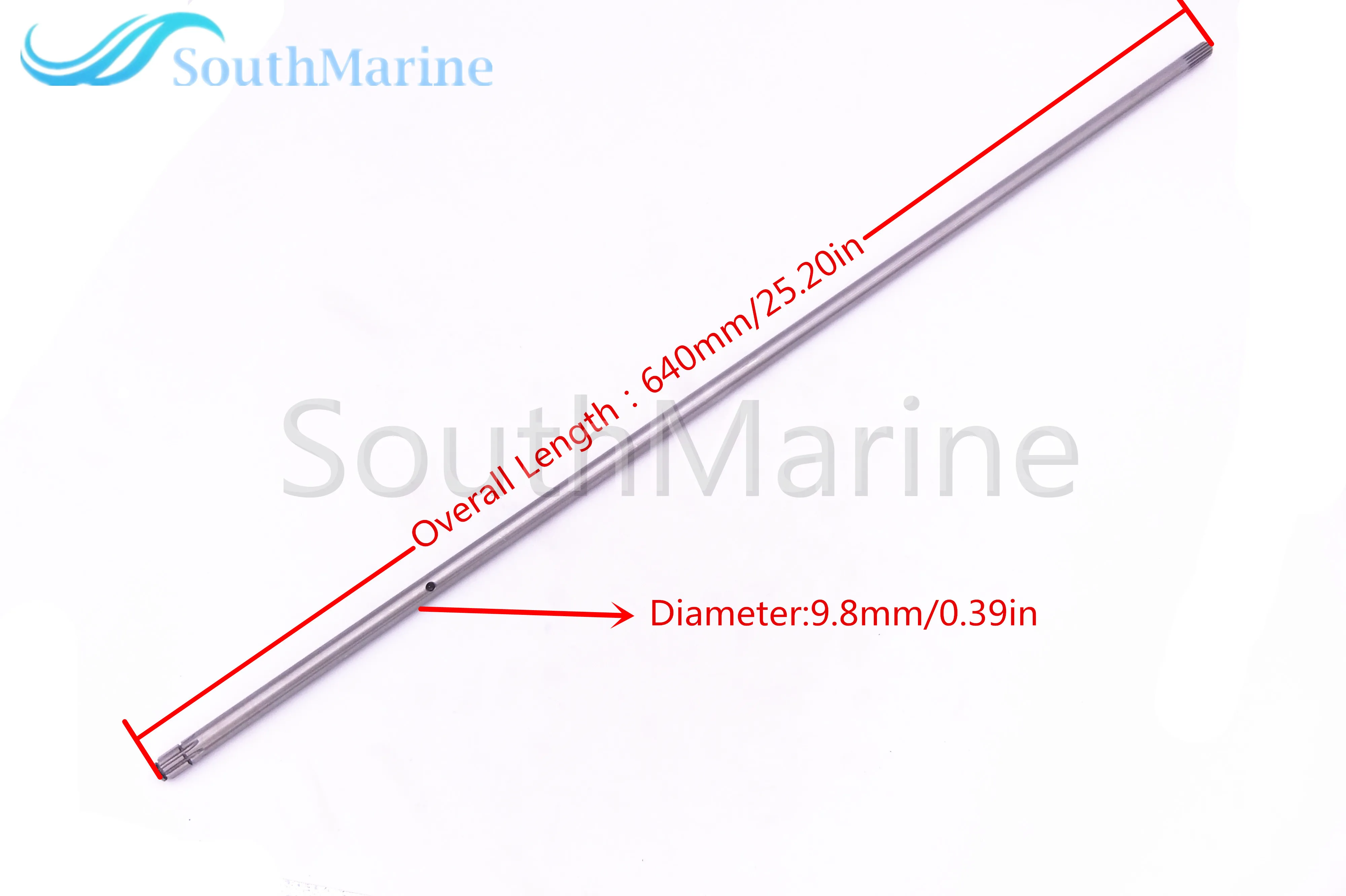 68D-G5511-00 Short Drive Shaft for Outboard Engine Yamaha 4-Stroke F4 Boat Motor