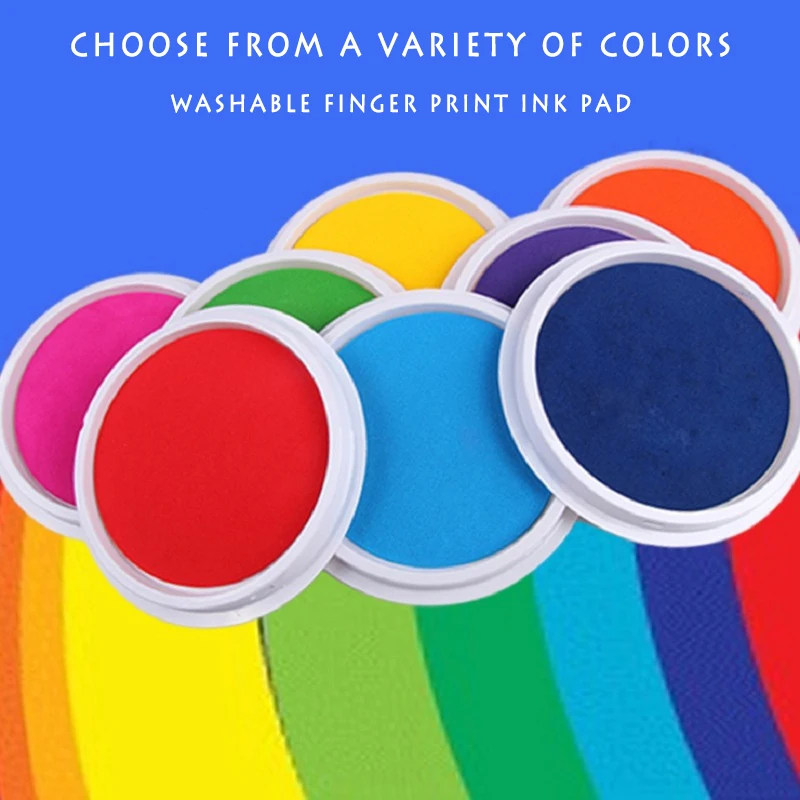 Funny 8 Colors Ink Children's Finger Painting Ink Can Wash The Paint Pigment Palm Print Graffiti Painted Handprint Plate
Funny 8 Colors Ink Children's Finger Painting Ink Can Wash The Paint Pigment Palm Print Graffiti Painted Handprint Plate