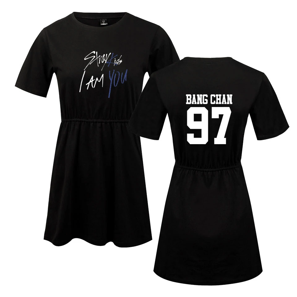 Stray Kids I Am You Woman's Short Sleeve One Piece Dress New print Fashion Women Cool Print Streetwear Clothes
Stray Kids I Am You Woman's Short Sleeve One Piece Dress New print Fashion Women Cool Print Streetwear Clothes